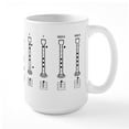 thumbnail image 2 of CafePress - Bagpipe Finger Chart Large Mug - 15 oz Ceramic Large White Novelty Mug, 2 of 6