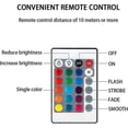 thumbnail image 2 of Submersible Led Light, Waterproof Rgb Multicolor With Remote Controls, Ip68 Underwater Lights, 2 of 3