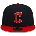 thumbnail image 2 of New Era Marine/rouge Cleveland Guardians Collection Authentique sur le Terrain 59FIFTY, 2 of 12