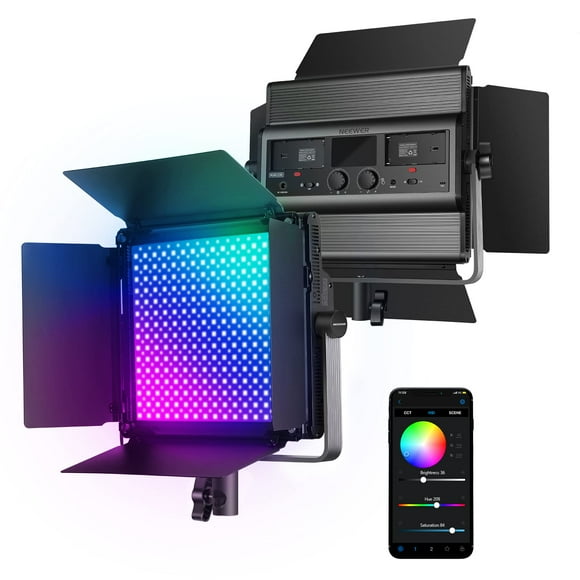 Panel de luz de vídeo LED RGB Neewer RGB1200 60W 2000Lux