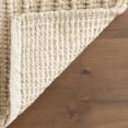thumbnail image 3 of nuLOOM Dorene Contemporary High-Low Striped Wool Area Rug, 6' x 9', Beige, 3 of 9