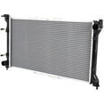 thumbnail image 2 of New OEM Valeo Radiator Compatible With Subaru Legacy 4x4 Alpine Sport Base Brighton GT L 30th Anniversary Limited LS LSi Outback Outdoor Postal Sun SUS Touring 2.2L 1994-1999 By SU3010112 CU1853, 2 of 2