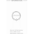 thumbnail image 6 of 20g CZ Nose Ring Hoop Hinged Clicker Segment Ring Cartilage Earring Conch Piercing Body Piercing Nose Hoop Lip Ring Septum Jewelry, 6 of 6