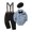 Gray, variant on Baby Boys Outfits Clothes Set 0-24 Months Toddler Infant Party Romper Suspender Pants Beret Hat 4pcs