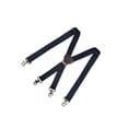 thumbnail image 4 of yingyy Bretelles en Polyester en Forme de X Bretelles pour Hommes Pantalons Larges Élastiques Bretelles Réglables Toute Occasion Costumes de Rue Noir 125x3.5cm, 4 of 6
