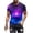 F Multicolor, variant on Mens Shirts Casual Stylish Mens Shirts under $5.00 Men's Casual Sky Printed Round Neck Short Sleeved T-shirt Top