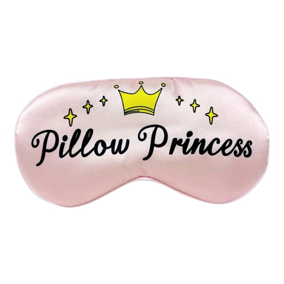 Pillow Princess Funny Sleep Mask for Women and Teen Girls, Ultra Soft Sleeping Mask with Adjustable Strap.