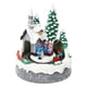 thumbnail image 1 of hermosa música de resina decorativa casa de nieve adornos navideños casa de nieve decoración para chritsmas escritorio Gloria casa de navidad, 1 of 9