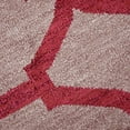 thumbnail image 5 of HAND KNOTTED WOOL GEOMETRIC MODERN AREA RUGS - 6'x9', Rectangle Shape, Beige Red Color, Classic Traditional Design, Low Pile Handmade Area Rugs for Living Room, Bed Room (N00944), 5 of 10