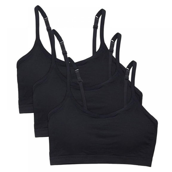 Xmarks 3 Pieces Mini Camisole Bra Padded Bra Tank Top Bra Women Sports Bra with Straps