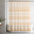thumbnail image 6 of Shower Curtains for Bathroom-36"x72",Abstract Orange Pinstripes Waterproof Bath Curtain Grommet Shower Curtain Set with Hooks, 6 of 9