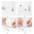 thumbnail image 6 of Teardrop Cremation Pendant Keepsake Urn Necklace For Ashes mini urns, 6 of 8