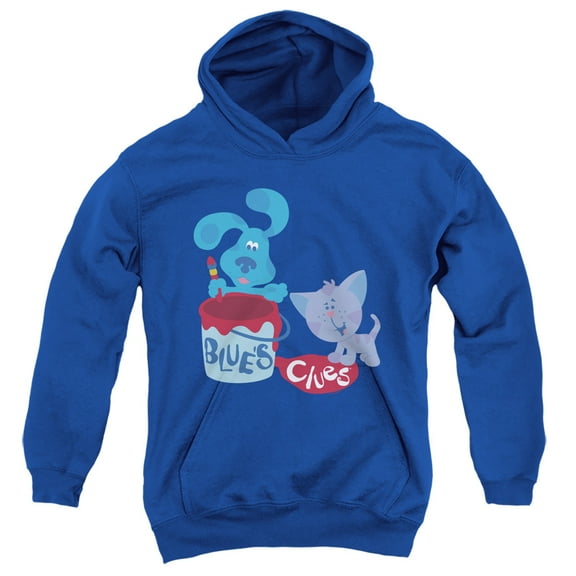 Blue's Clues (Classic) Paint It! Unisex Youth Pull-Over Hoodie