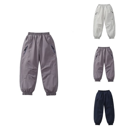 Kids Waterproof Windproof -Lined Winter Cargo Pants â Thickened Thermal Insulated Snow Pants for Boys & Girls Ankle Outdoor Hiking Ski Jogging Activewear (3Tâ 13)
