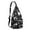 Black-33, variant on Colorful Dino Sling Bag - Cute Jurassic World Print Thermal Cooler, Large Capacity Tote for Work & Picnics