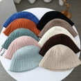thumbnail image 2 of CoCopeaunts Winter Bucket Hats For Women Knitted Twisted Warm Fishermen Caps Female Panama Bob Black Fisherman Bucket Hats Outdoor Basin Cap, 2 of 6