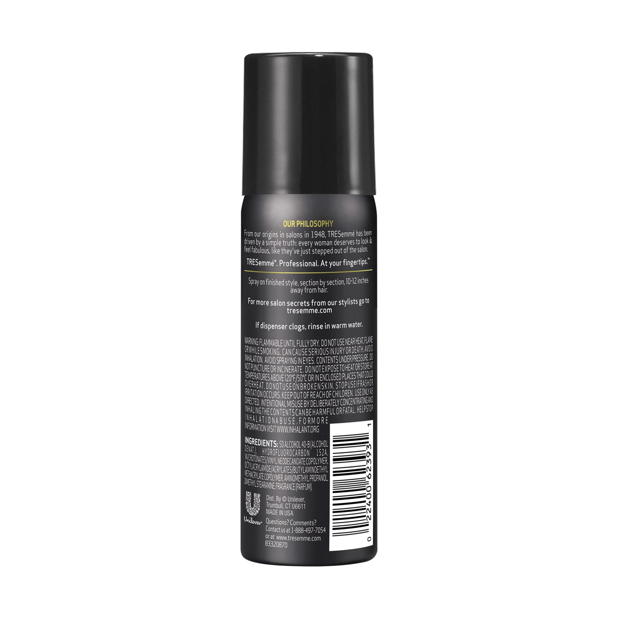 TRESemme TRES Two Extra Hold Aerosol Hairspray, Travel Size, 1.5 Oz, 1 Count - Hair Care Products