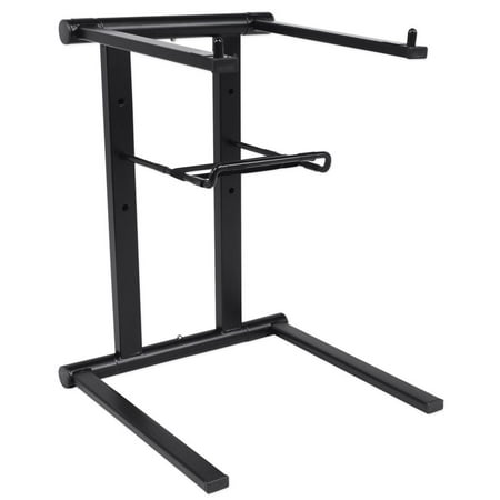 ProX T-LPS600 Lightweight Folding DJ Laptop Stand With Extra Shelf & Travel (Best Travel Laptop Stand)