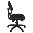 thumbnail image 3 of Scranton & Co Modern Adjustable Armless Swivel Chair in Black, 3 of 4
