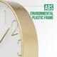 thumbnail image 4 of Reloj de pared Bakbrand que no hace tictac y silencioso, 30 cm, dorado, 4 of 9