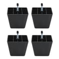 thumbnail image 2 of 8 uds., para , muebles, pies cuadrados, pedestal, de piso de 80 mm, 2 of 9