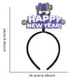 thumbnail image 6 of Skymirror Elastic Hair Hoop Men Women New Year Theme Headband HAPPY NEW YEAR Decoration Versatile Hair Accessory, 6 of 8