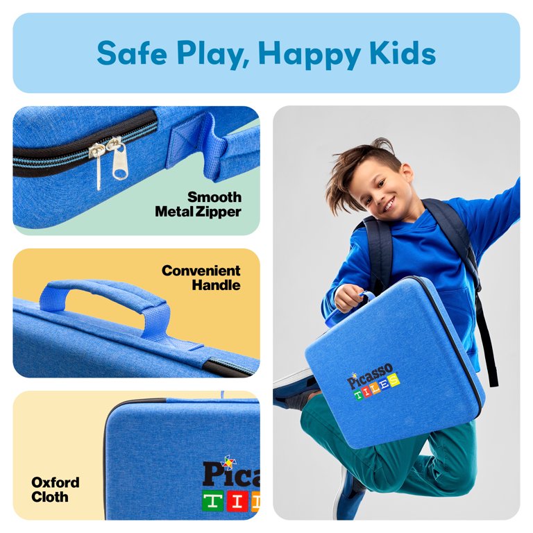 PicassoTiles Toy Carry Case Storage Box Organizer Portable Travel