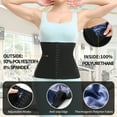 thumbnail image 4 of COMFREE Women Sauna Shaper Waist Trimmer Sweat Waist Trainer Sauna Belt Slimming Belt with Hooks, 4 of 8