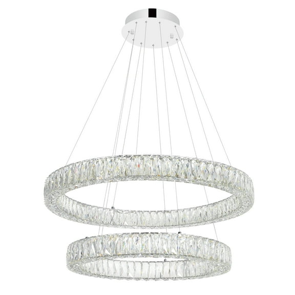CWI Lighting MadelineContemporary Metal Chandelier in Chrome