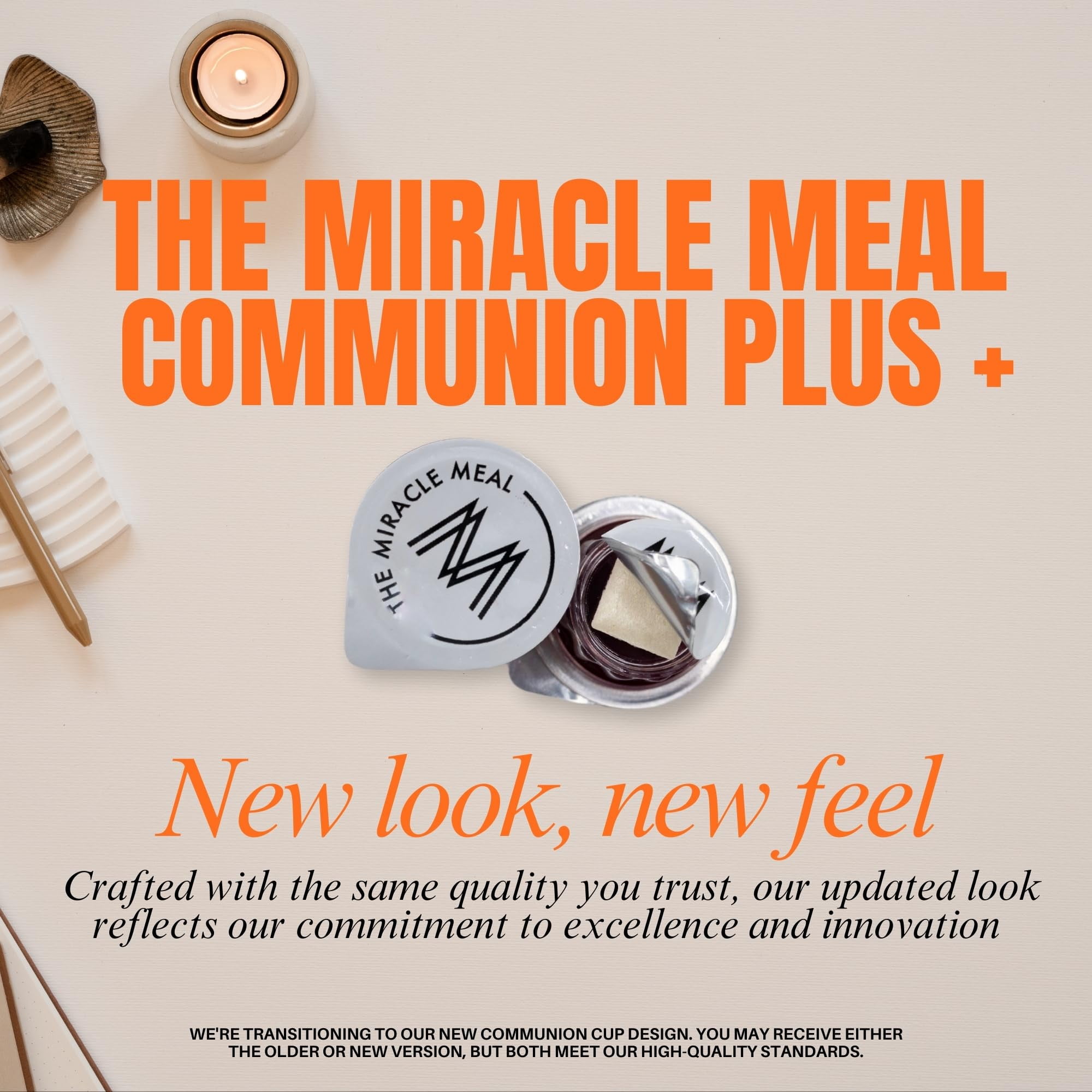 Discovery Products USA Pre-filled Communion Plus , Cups with Wafer Grape , Box of  100