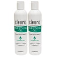 thumbnail image 1 of Cleure Gel ligero para peinar el cabello, hipoalergénico, sin fragancia para controlar los bordes y controlar el encrespamiento con fijación media (paquete de 2 de 8 onzas líquidas), 1 of 5