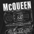 thumbnail image 3 of Cars Mens Lightning McQueen Outline T-Shirt, 3 of 6