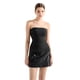 thumbnail image 4 of Camiseta de tubo SUUKSESS para mujer con doble forro, color negro, talla L, 4 of 7