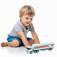 thumbnail image 6 of Qonioi Alloy Car Model 1-64 Trailer Truck, Pull Back Toy Vehicle with Openable Doors, Collectible Ornament for Kids, 6 of 6