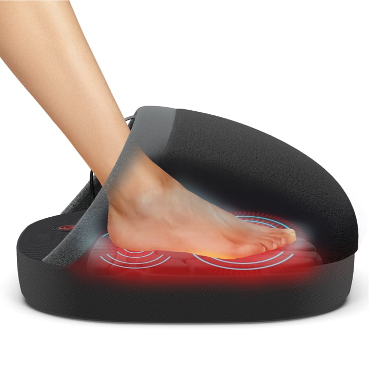 foot vibration machine walmart Homedics Soothing Foot Warmer and Massager with Heat, Black