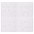 thumbnail image 2 of 4 Sheets of Graffiti Blank Puzzle Blank Puzzle Pieces Drawing DIY Blank Puzzle Pieces, 2 of 3