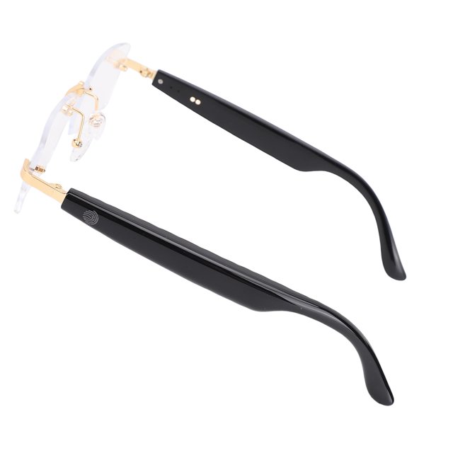 Lunettes Intelligentes AI, 5.4 Lunettes avec Traduction en Temps Réel Batterie 180mAh et Réduction de Bruit pour Réunions Voyage Étude