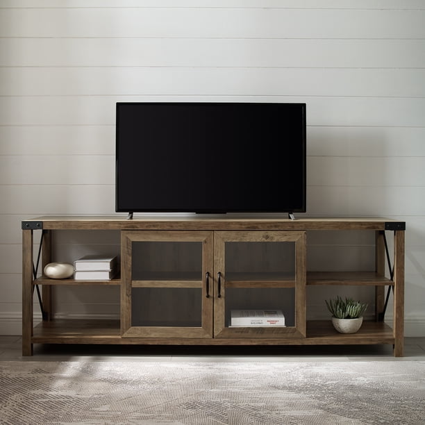 Magnolia 70" 2Door Reclaimed Barnwood TV Stand by Desert Fields