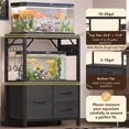 thumbnail image 5 of 10-20Gal Fish Tank Stand with Drawer, Power Outlet, 5 of 8