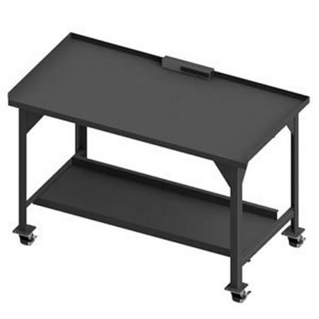 Durham MFG DWBM-3072-BE-PS-95 Hvy Dty Mobile Workbench,2 