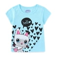 thumbnail image 4 of DreamWorks Gabby's Dollhouse Short Sleeve T-Shirt (Girls), 3 Pack, Sizes 4-7, 4 of 7