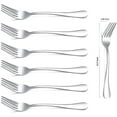 ReaNea Dinner Forks 6Pieces Stainless Steel 8.17" Wedding Forks