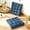 Navy, variant on Large Floor Pillow for Adults, 22x22" Memory Foam Floor Cushion with Corduroy Cover, Round Floor Sitting Cushions for Meditation, Lounge,Seating for Yoga, Tatami Living Room (2, Round-Dark Green)