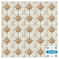 thumbnail image 2 of Mi Alma Peel & Stick Tiles - Brown Star Shaped Vinyl Backsplash 12x12, 2 of 11