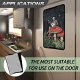 thumbnail image 6 of Psesaysky Skeleton Mushroom Night RV Door Window Shade, Foldable RV Blackout Window Cover, Stylish Sun Shade with Reflective Silver Coating, UV Protection Camper Screen Door Protector, 6 of 7