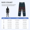 thumbnail image 4 of Picia Cartoon Sharks Mens Soft Woven Cotton Elastic Waistband Sleep Pajama Pant Lounge Sleep Pant With Pockets And Drawstring-X-Large, 4 of 9