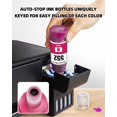 thumbnail image 3 of TRAHOO-Compatible Ink Replacement for Epson T552 552 T552320-S Magenta High Capacity Bottle Ink Work for ET-8550 ET-8500 Printer (2-Pack, 70 ml), 3 of 4