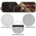 thumbnail image 7 of Psesaysky Accordion Car Windshield Sun Shade, USA Flag Beer Car Sun Visor to Protect UV Rays, Foldable Automotive Windshield Sunshades Keep Your Vehicle Cool & Comfort - 52.95" x 16.14", 7 of 7