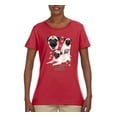thumbnail image 2 of If It's Not a Pug It's Just a Dog Gift | Womens Dog Lover Graphic T-Shirt, Red, 2XL, 2 of 3