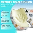 thumbnail image 5 of Premium Cat Pattern Memory Foam Seat Cushion Ergonomic Chair Pad for Office Chair, Car, Airplane & Bleachers Sciatica, Tailbone Hip & Back Pain Relief - Chair Cushion for Long Office Workers., 5 of 5